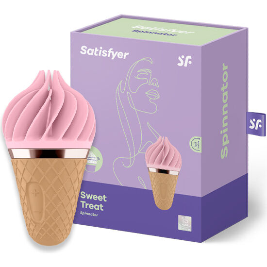 SATISFYER - SPINNATOR SWEET TREAT BRUN & ROSE by SATISFYER SPINNATOR