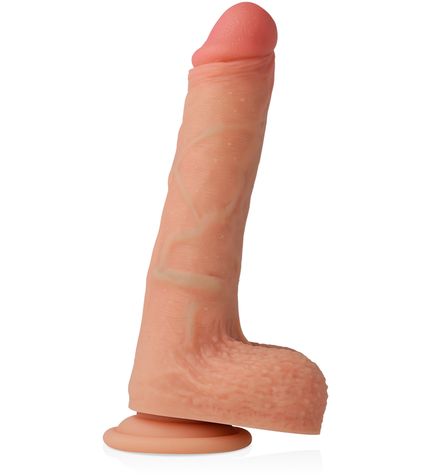 CYBER SILICOCK - STRAP-ON CONNOR SILICONE LIQUIDE AVEC 3 ANNEAUX GRATUITS 20.5 CM -O- 3.7 CM by CYBER SILICOCK