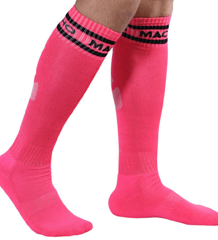 MACHO - CHAUSSETTES LONGUES TAILLE UNIQUE ROSE by MACHO UNDERWEAR