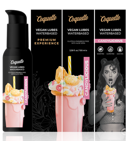 COQUETTE CHIC DESIRE - LUBRIFIANT VÉGAN CANDYLICIOUS PREMIUM EXPERIENCE 100ML by COQUETTE COSMETICS