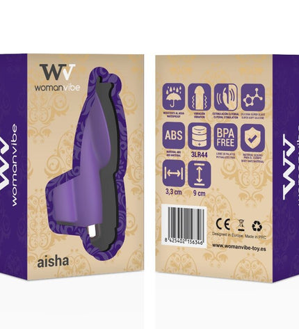 WOMANVIBE - FINGER DE STIMULATEUR EN SILICONE AISHA FEMME - Concombre Boutique