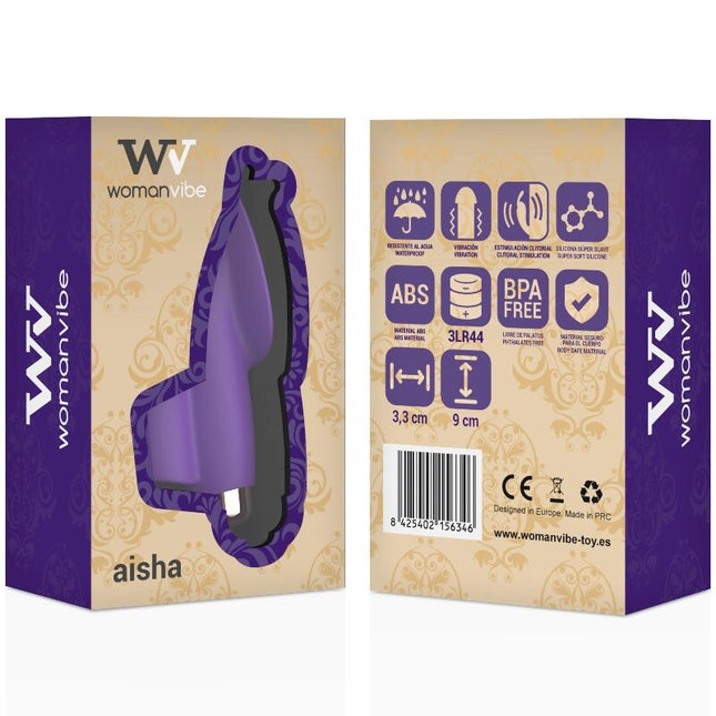 WOMANVIBE - FINGER DE STIMULATEUR EN SILICONE AISHA FEMME - Concombre Boutique