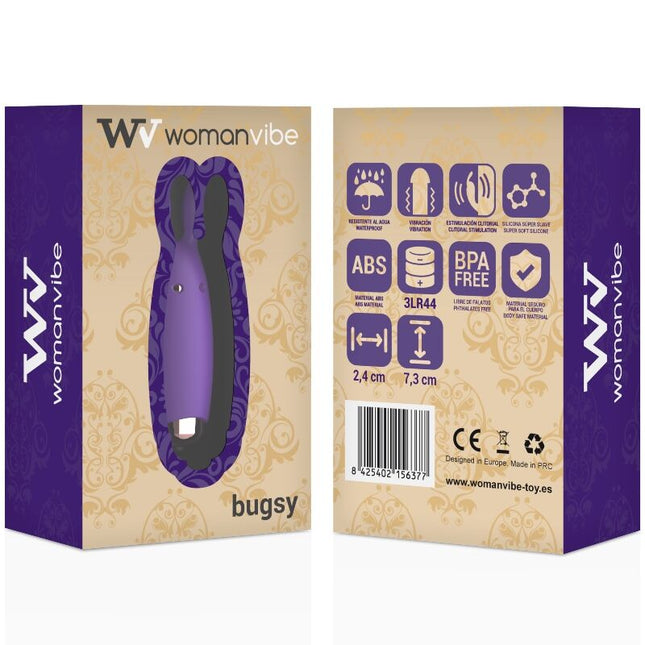 WOMANVIBE - BUGSY SILICONE STIMULATEUR - Concombre Boutique