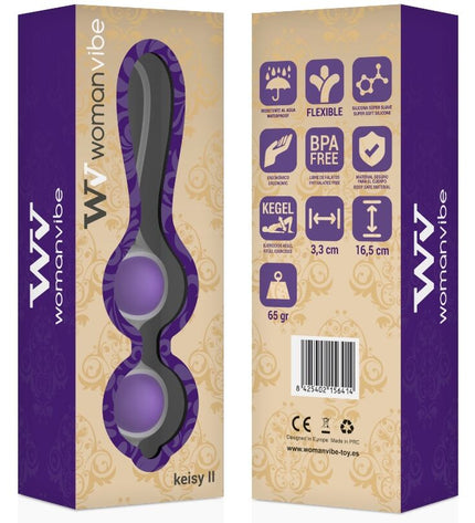 WOMANVIBE - BALLES EN SILICONE VIBE KEISY II - Concombre Boutique