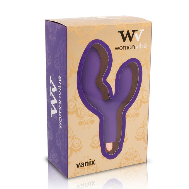 WOMANVIBE - VANIX VIBRATOR STIMULATOR SILICONE - Concombre Boutique
