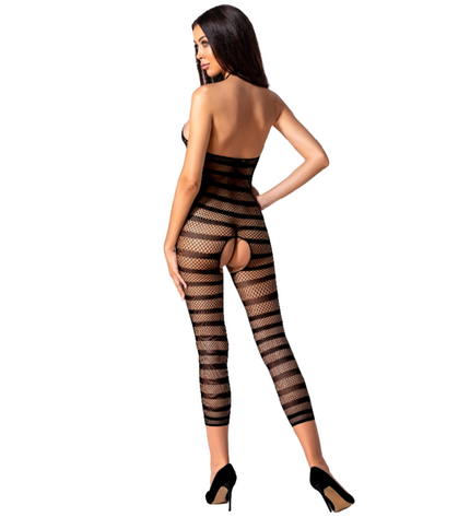 PASSION - FEMME BS081 BODYSTOCKING NOIR TAILLE UNIQUE by PASSION WOMAN