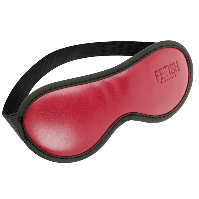 FETISH SUBMISSIVE DARK ROOM - MASQUE EN CUIR VÉGAN AVEC DOUBLURE EN NÉOPRÈNE by FETISH SUBMISSIVE DARK ROOM