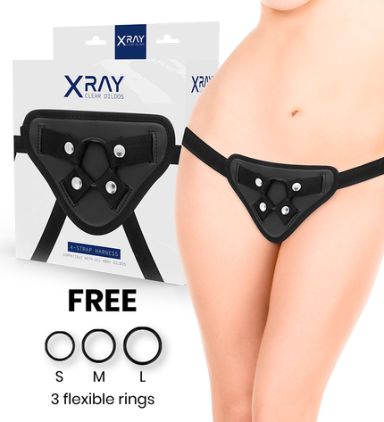 X RAY - HARNAIS RADIO AVEC ANNEAUX EN SILICONE by X RAY
