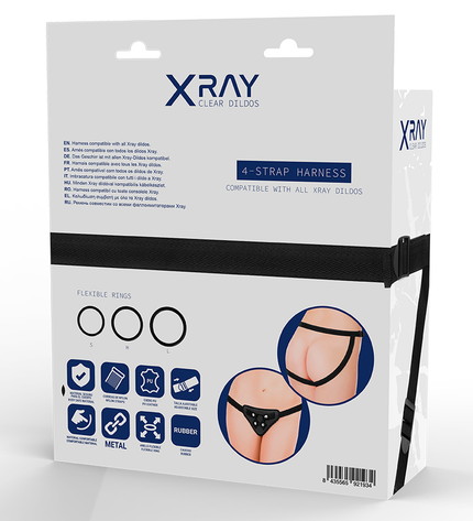 X RAY - HARNAIS RADIO AVEC ANNEAUX EN SILICONE by X RAY