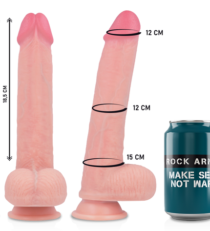 ROCKARMY - ARN S + GODE EN SILICONE LIQUIDE PREMIUM KINGCOBRA 24 CM -O- 4.77 CM by ROCK ARMY