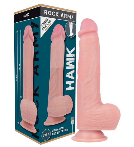 ROCKARMY - HARNAIS + HAWK ROTATEUR ET VIBRATEUR 22 CM -O- 4.6 CM by ROCK ARMY