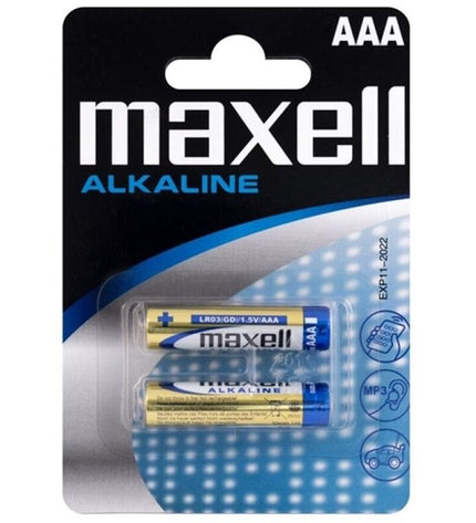 MAXELL - PILE ALCALINE AAA LR03 BLISTER*2 by MAXELL