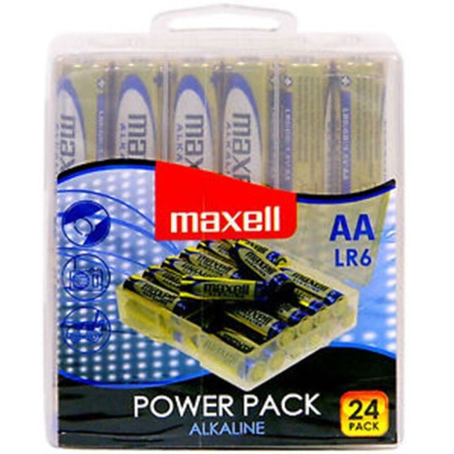 MAXELL - PILES ALCALINES AA LR6 PACK * 24 PILES by MAXELL