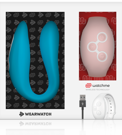 WEARWATCH - WATCHME VIBRATEUR DOUBLE TECHNOLOGIE INDIGO / ROSE by WEARWATCH
