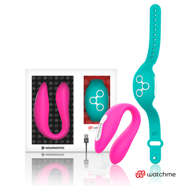 WEARWATCH - VIBRATEUR WATCHME DOUBLE TECHNOLOGIE FUCHSIA / EAU DE MER by WEARWATCH