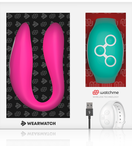WEARWATCH - VIBRATEUR WATCHME DOUBLE TECHNOLOGIE FUCHSIA / EAU DE MER by WEARWATCH