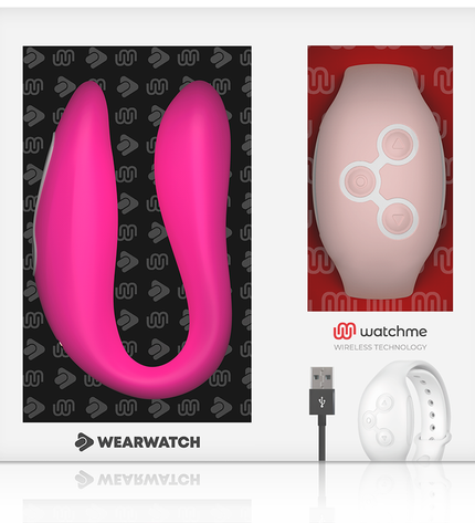 WEARWATCH - VIBRATEUR WATCHME DOUBLE TECHNOLOGIE FUCHSIA / ROSE by WEARWATCH