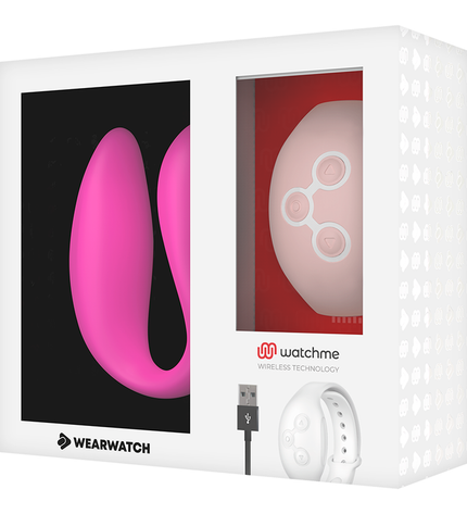 WEARWATCH - VIBRATEUR WATCHME DOUBLE TECHNOLOGIE FUCHSIA / ROSE by WEARWATCH