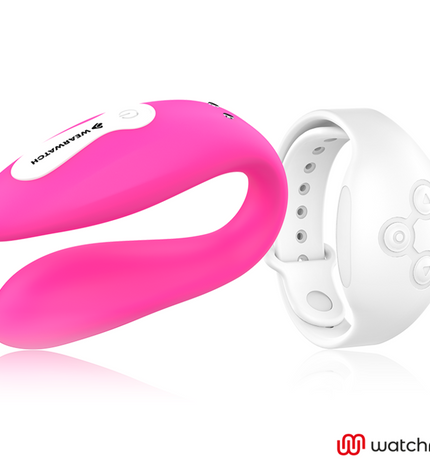 WEARWATCH - WATCHME VIBRATEUR DOUBLE TECHNOLOGIE FUCHSIA / NEIGE by WEARWATCH