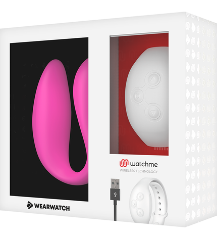 WEARWATCH - WATCHME VIBRATEUR DOUBLE TECHNOLOGIE FUCHSIA / NEIGE by WEARWATCH