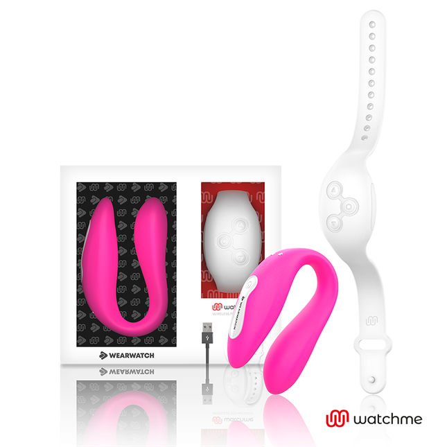 WEARWATCH - WATCHME VIBRATEUR DOUBLE TECHNOLOGIE FUCHSIA / NEIGE by WEARWATCH