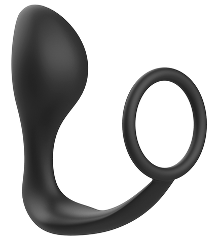ADDICTED TOYS - PLUG ANAL AVEC ANNEAU EN SILICONE NOIR by ADDICTED TOYS
