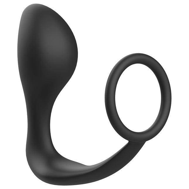 ADDICTED TOYS - PLUG ANAL AVEC ANNEAU EN SILICONE NOIR by ADDICTED TOYS