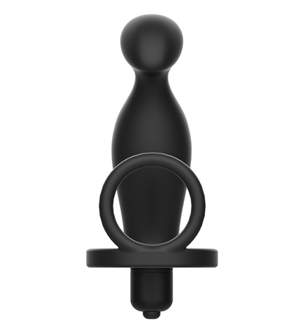ADDICTED TOYS - PLUG ANAL AVEC ANNEAU EN SILICONE NOIR 12 CM by ADDICTED TOYS