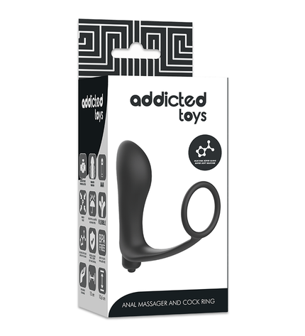 ADDICTED TOYS - PLUG ANAL VIBRANT AVEC ANNEAU PÉNIS by ADDICTED TOYS