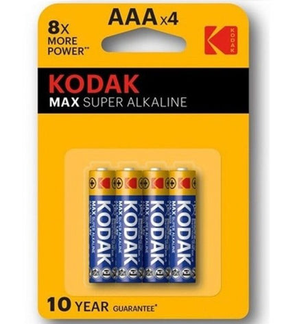 KODAK - PILES KODAK MAX SUPER ALCALINE AAA LR03 * 4 by KODAK